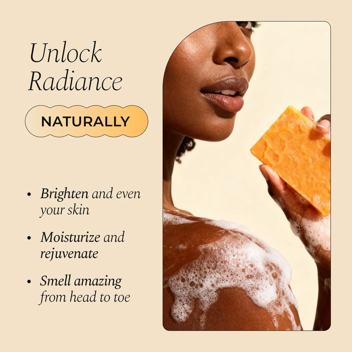 All-Natural Turmeric Bar Soap