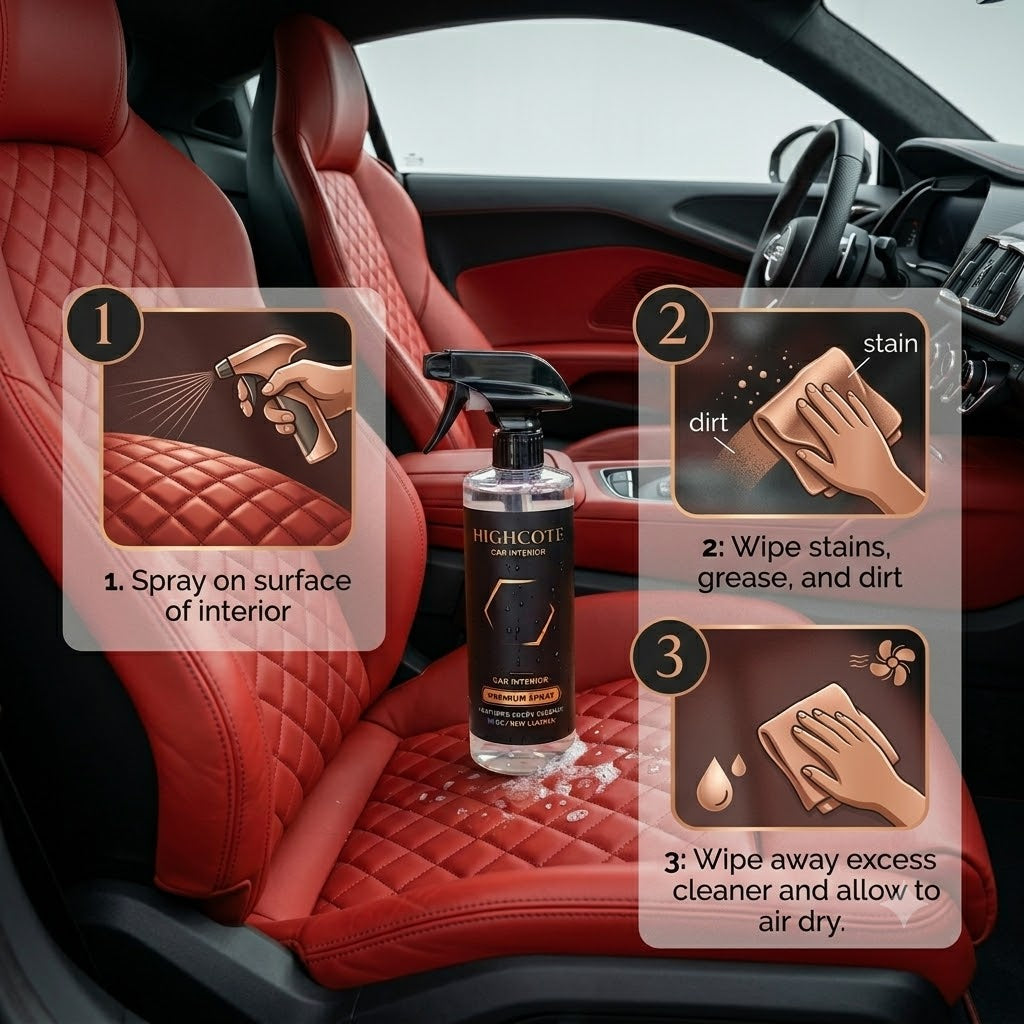 Highcote® All-Purpose Interior Cleaner - Teak Wood Scent