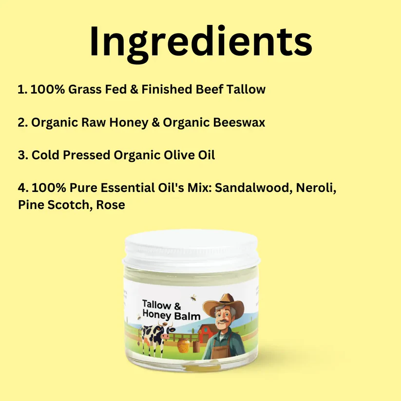Tallow & Honey Balm - 4 oz